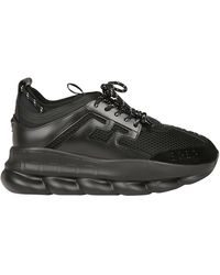 versace trainers mens black
