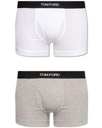 Tom Ford - Logo Waistband Pack Of Two Boxers - Lyst