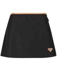 Prada - Re-nylon Miniskirt - Lyst