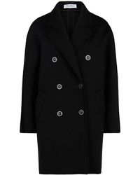 Max Mara - Double-breasted Long-sleeved Coat - Lyst