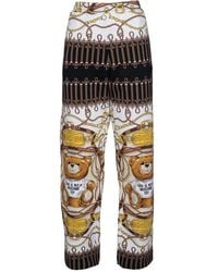 Moschino - Logo Printed Pants - Lyst