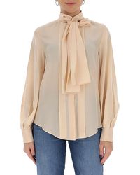 Pussy-Bow Blouses for Women - Up to 61% off | Lyst