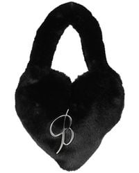 Blumarine - Logo Plaque Heart-shape Shoulder Bag - Lyst