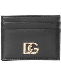 Dolce & Gabbana Leather Logo Card Holder in Red Womens Wallets and cardholders Dolce & Gabbana Wallets and cardholders 