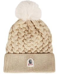 Parajumpers - Knitted Beanie With Pom-pom - Lyst