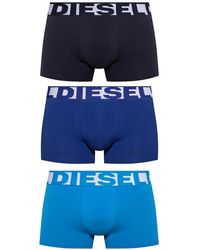 DIESEL Logo Boxers 3-pack - Blue