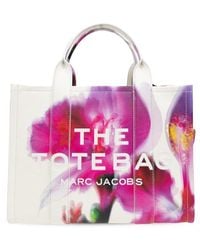 Marc Jacobs - The Future Floral Logo Debossed Medium Tote Bag - Lyst