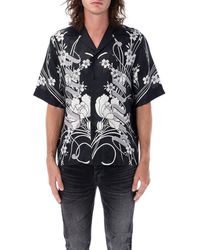 Amiri - All-over Floral Printed Short-sleeved Shirt - Lyst