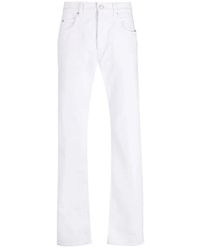 Isabel Marant - Logo Patch Washed Denim Jeans - Lyst