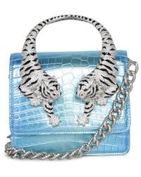 Roberto Cavalli - Roar Medium Embellished Top Handle Bag - Lyst
