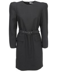 Givenchy - Structured Belted Mini Dress - Lyst