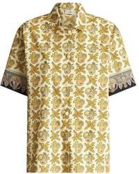 Etro - Shirt With Apples Print All-over - Lyst