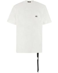 Ann Demeulemeester - Embroidered Crewneck T-shirt - Lyst