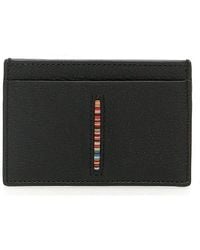 Paul Smith - Signature Stripe Leather Card Holder - Lyst