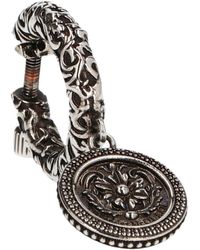 Alexander McQueen Coin Pendant Single Earring - Metallic