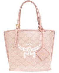 MCM - 'himmel Mini' Shopper Bag, - Lyst