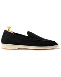 SCAROSSO - Ludovico Round-Toe Slip-On Loafers - Lyst