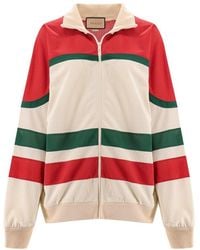 Gucci - GG Zip-up Long-sleeved Jacket - Lyst