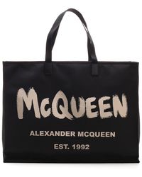 Alexander McQueen East West Tote Bag - Black