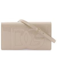 Dolce & Gabbana - Mini 'dg Logo' Bag In Patent Leather - Lyst