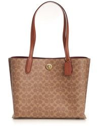 COACH - "willow" Large Tote Bag - Lyst