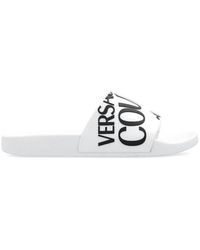 Versace - Jeans Couture Logo Sliders - Lyst
