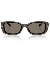 Michael Kors - Capella Rectangle Frame Sunglasses - Lyst