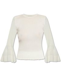 Zimmermann - Ribbed Top With Lurex, - Lyst