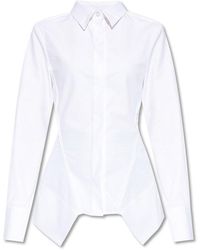 Givenchy - Cut-out Detail Fitted Shirt - Lyst