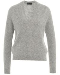 Roberto Collina - V-neck Knit Sweater - Lyst