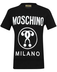 Moschino Andere materialien t-shirt in Schwarz für Herren Herren Bekleidung T-Shirts Kurzarm T-Shirts Sparen Sie 13% 