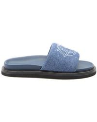 Dior - Aqua Slip-on Sandals - Lyst