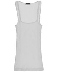 Jacquemus - Ribbed Tank Top - Lyst