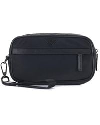 Emporio Armani - Logo Nylon Beuaty-Case - Lyst