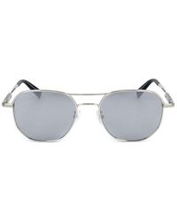 Zegna - Aviator Frame Sunglasses - Lyst