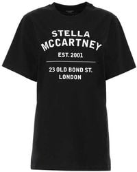 Stella McCartney Black Cotton Oversize T-shirt