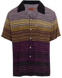 Missoni - Striped Shirt Shirt, Blouse - Lyst