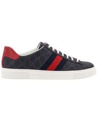 Gucci White Dragon Ace Sneakers for Men Lyst