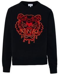KENZO Tiger New Year Crewneck Sweatshirt - Black