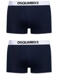 DSquared² - 2 Pack Logo Waistband Boxers - Lyst