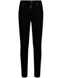 DSquared² - Dyed High Waist TWIGGY Jeans - Lyst