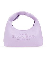 Marc Jacobs - Logo Debossed Mini Top Handle Bag - Lyst