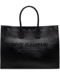 Saint Laurent - Rive Gauche Large Tote Bag - Lyst