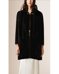 burberry mink coat