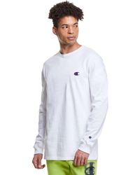 Champion Long-sleeve t-shirts for Men - Up to 70% off at Lyst.com