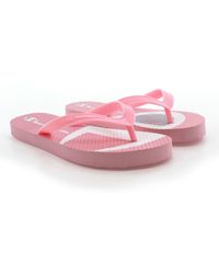 pink champion flip flops