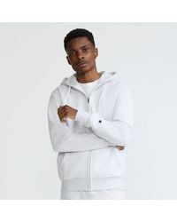 Champion - Powerblend Full-Zip Hoodie, C Logo - Lyst