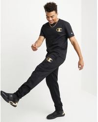 Champion Timberland Super Fleece Luxe Pants in Black for Men | Lyst