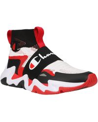 red, sneakers, champion - Wheretoget