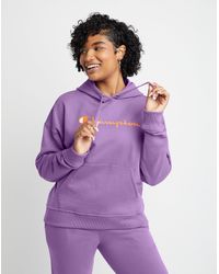 Purple Champion Hoodies for Women | Lyst